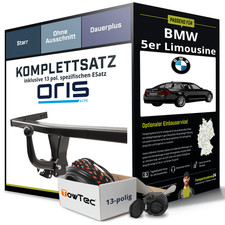 Für BMW 5er Limousine Typ F10 Anhängerkupplung starr +eSatz 13pol 2014-2017 AHK