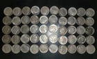 Roll Of 50 Silver Roosevelt Circulated Dimes, Mixed Dates ~ In Tube ~ 90% Silver