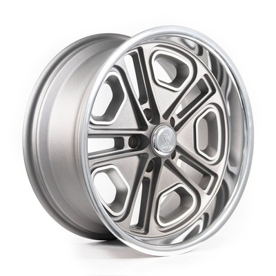 One 18x8 Resto Del Ray 5x5/5x127 1 Gun Metal Milled Wheel Rim 78.1