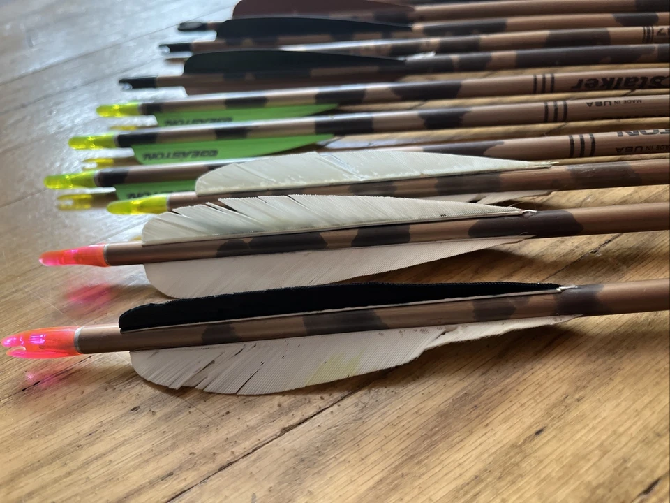 Easton Gamegetter 2 2117 Fallstalker ejes de flecha de aluminio lote de 14, 30”-32” Foto 4 de 4