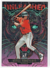 2025 Donruss Unleashed Pink Ice #1 Vance Honeycutt Orioles 96/99