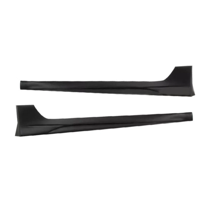 For Nissan Sentra 2013 to 2019 2Pc JDM Style Add-On Side Skirts Body Kit Black - Image 2 of 4