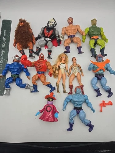 Vintage MOTU He-Man Masters of the Universe Action Figure Lot 1980s Mattel 11