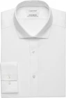 Calvin Klein Men's Slim Fit Tall Dress Shirt 18.5 - 36 / 37 NWT White Stretch CK