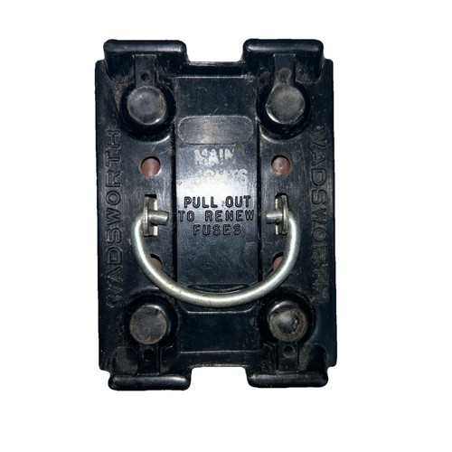 Wadsworth 240V MAIN Lights Fuse Pull Out Holder (Includes fuses) - FREE Shipping