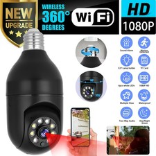 1080P HD Wireless E27 Bulb WiFi IP Camera Smart Security Camera 360  Panoramic