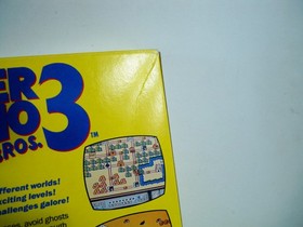 K25i14311 SUPER MARIO BROS 3 W/ BOX & INSTRUCTIONS 1990 NES NINTENDO ORIGINAL 2B