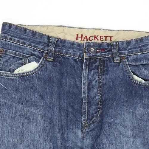 Hackett Herren Jeans blau Straight, Größe 32 - Bild 11 von 12