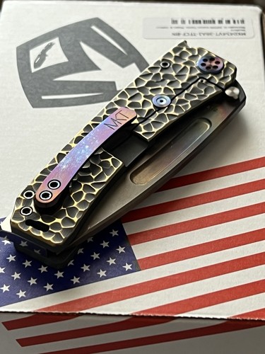 COLTELLO Medford Marauder-H, S45VN Vulcan Tanto, Peaks & Valleys Near Mint - Foto 4 di 24