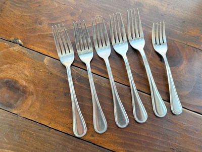 5 FORKS + one other Uphale REGAL EXTRA HEAVY WEIGHT stainless