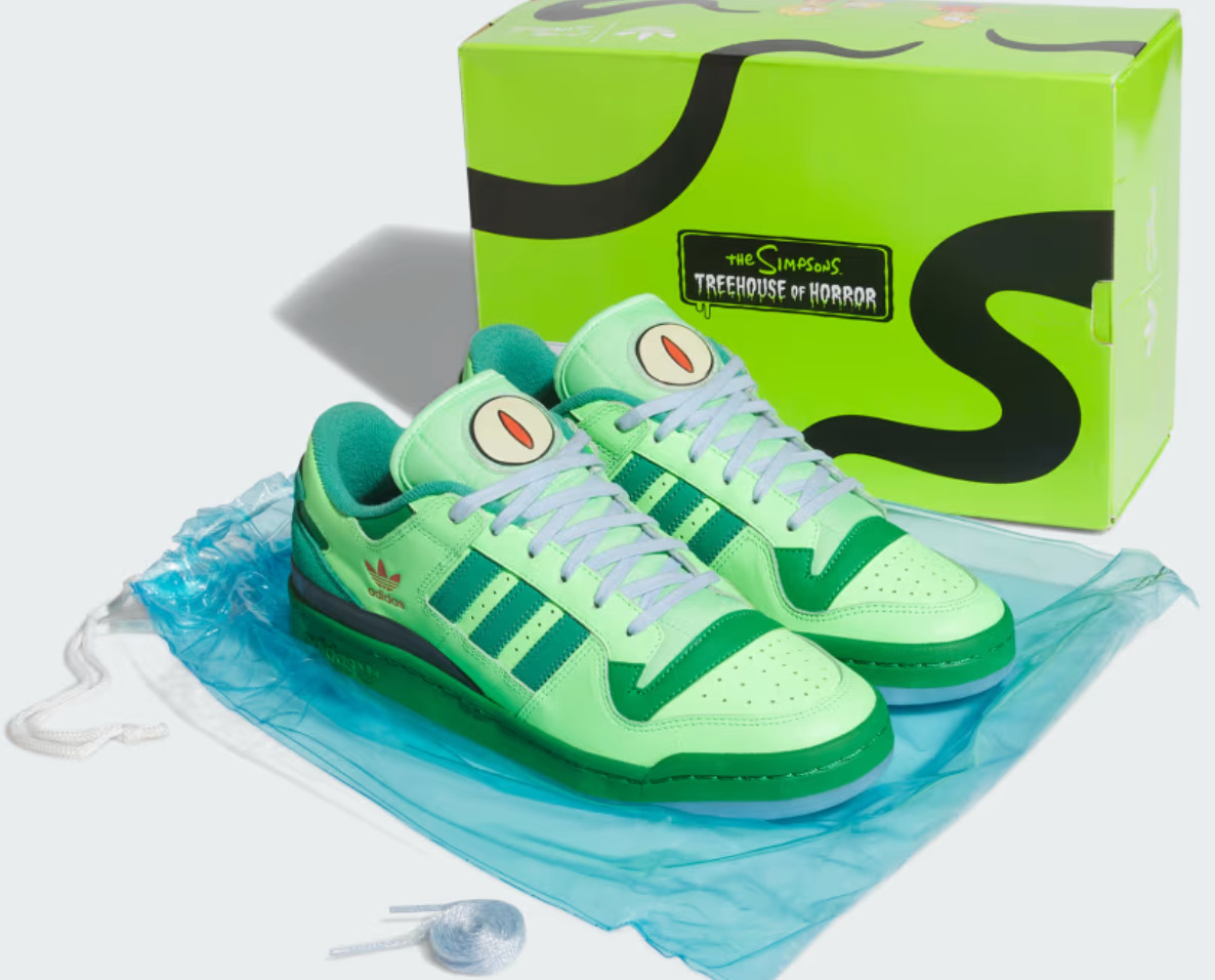 Adidas Men's Forum 84 Low CL Simpsons T Sneakers, JQ5290 US MEN'S SIZE