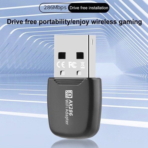 USB WIFI 6 Netzwerkkarte 286Mbps 802.11ax USB Dongle 2,4GHz WiFi Lan Adapte9105 - Bild 4 von 8