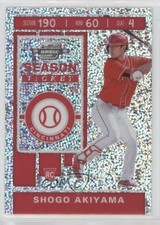 2020 Panini Chronicles Contenders Optic White Sparkle Prizm Shogo Akiyama i0b