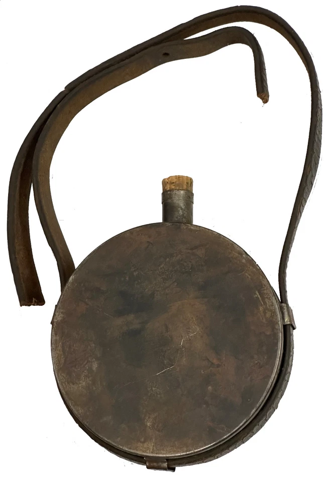 Original Civil War Bullet Struck Confederate Canteen ID'd 7th Va Cavalry CSA! - Image 4 of 4