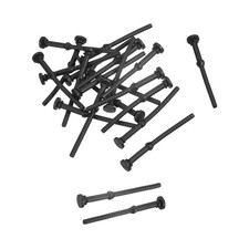 7.7mm x 51mm Silicone Case Fan Mount Screws Pin Rivet Reduce Vibration 10 Pcs