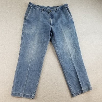 Haggar Jeans Men's Sz 38x30 Classic Fit Stretch Waist Dark Wash Normcore Comfy