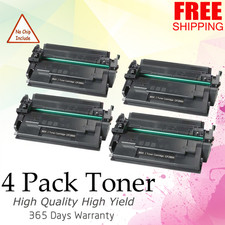 4 Pack CF289X 89X Black Toner No Chip for HP LaserJet M507dn M507n M528dn M528f