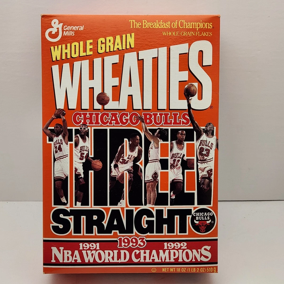 Basketball Chicago Bulls 1993 Vintage Sports Cereal Boxes for sale