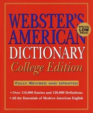 Webster's American Dictionary Hardcover RH Disney Staff