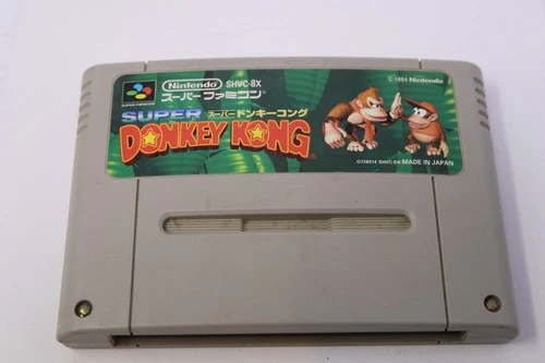 Donkey Kong Super Famicom (SNES) Japan Region Locked