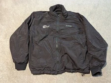 Ice Armor Jacket Mens Black Reversible Fleece Nylon Clam Pro Staff Fishing