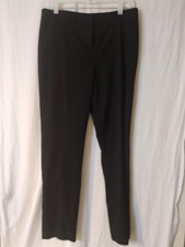 NINE WEST BLACK Mid RISE BOOTCUT DRESS PANTS 10 Crisp