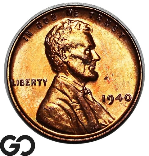 1940 Lincoln Cent Wheat Penny PROOF, Solid Gem PR++