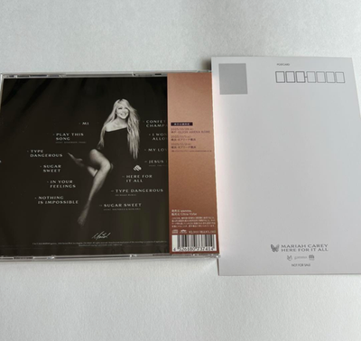 Mariah Carey Here For It All CD+2 Bonus Track Japan Limited