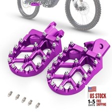 Electric Dirt Bike Wider Foot Pegs Footpegs CNC for Surron Sur footpegs purple