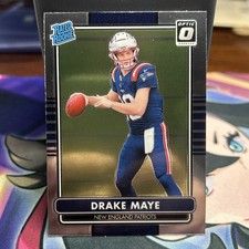 Drake Maye 2024 Donruss Optic '14 Retro Series Rookie Card *Red Back!
