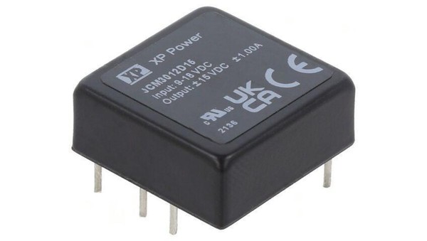 5904006756518 Przetwornica Dc/Dc 30W 9-18VDC / 15VDC -15VDC JCM3012D15 XP Power-image