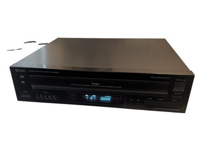 TEAC PD-D2610MKII 5 Disc CD Changer Plyr Optical Coaxial MP3 CD-R/RW Black...