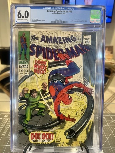 Amazing Spider-Man #53 CGC 6.0..Peter Parker and Gwen Stacy's 1st Date...