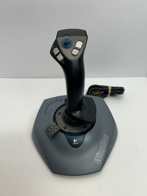 Logitech Wingman Extreme Digital 3D Video Game Flight Controller J-ZA10 Joystick