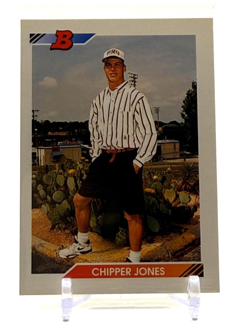 1992 Bowman Chipper Jones RC Atlanta Braves HOF #28
