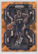 2021-22 Panini Prizm Orange Ice Prizm Herbert Jones #329 yf0