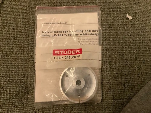 Studer 1.067.242.00-V. Brake drum for A807 and A810