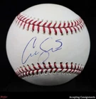 Carlos Sanchez Autograph Signed Rawlings OMLB Baseball AUTO MLB COA