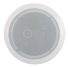 6.5" in ceiling single DVC Stereo Speaker wall Dual Channel Sound 9" frame NEW