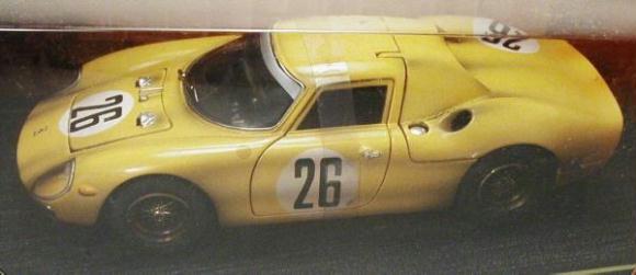 FERRARI 250 LM LeMANS YELLOW #26 1/18 HOT WHEELS DIRTY