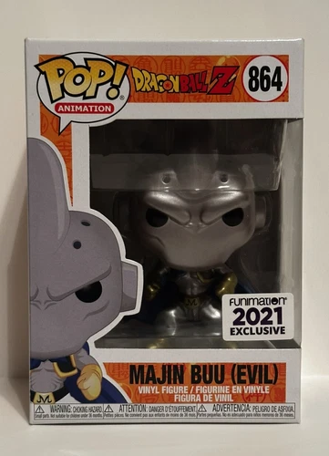 Funko Pop! Vinilo: Dragon Ball - Majin Buu (malvado) (metálico) - Funimation 864