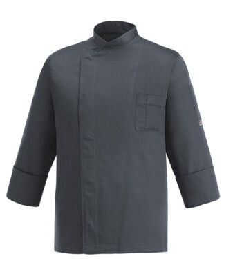 EGOCHEF Kochjacke Convoy Grey grau anthrazit atmungsaktiv Gr. S-3XL  TOP 