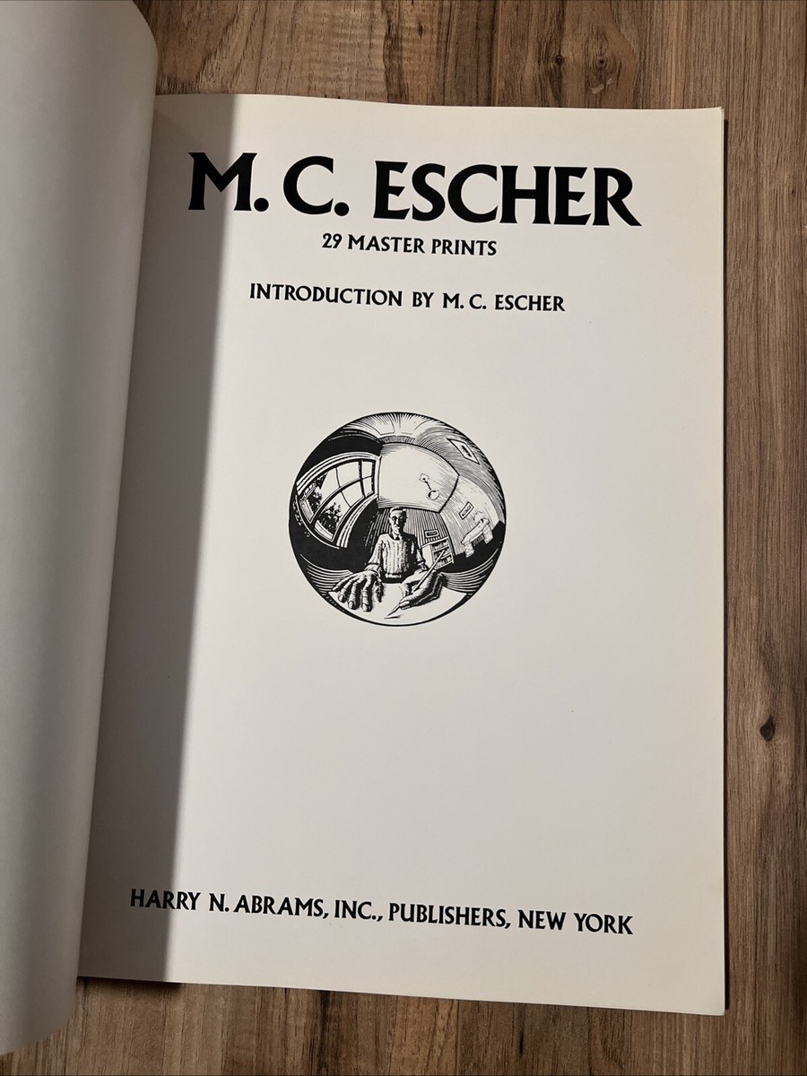 MC Escher 29 Master Prints Vintage 1981 Large Format Art