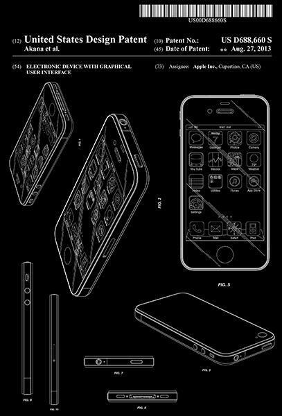 2013 Apple iPhone Electronic Device Graphical User Interface Patent  Magnet