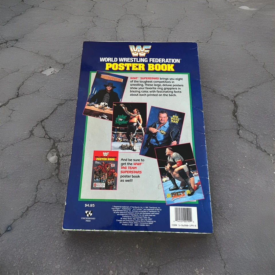 Libro de carteles vintage de la WWF ~ (8) carteles de 17x11 - Hulk Hogan más más Foto 2 de 4