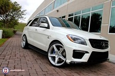 Cars mercedes ml63 Desk Mat Stitched