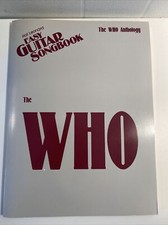 The Who Anthology Easy Guitar Songbook Sheet Music 1983 by Hal Leonard