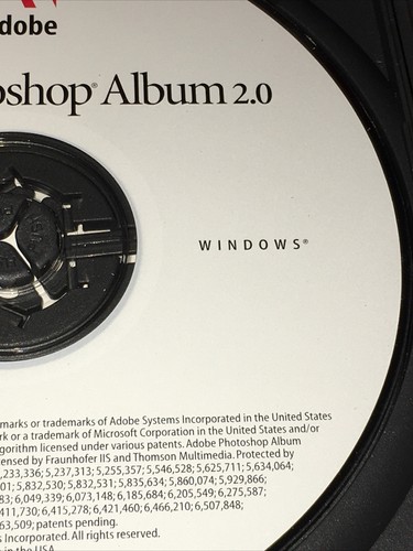 Adobe Photoshop Album 2.0 - with Serial Numbers - Picture 3 of 3