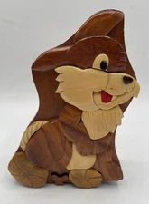 Unbranded Wooden Puzzle Box Rabbit Thumper Secret gimmick HTF RARE!!