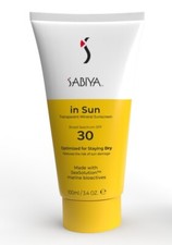 Non-Toxic Sunscreen, SABIYA In Sun Marine SPF 30, 3.4oz, gentle for face  body